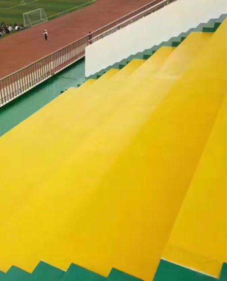 乌兰察布球场台阶翻新修补改造
